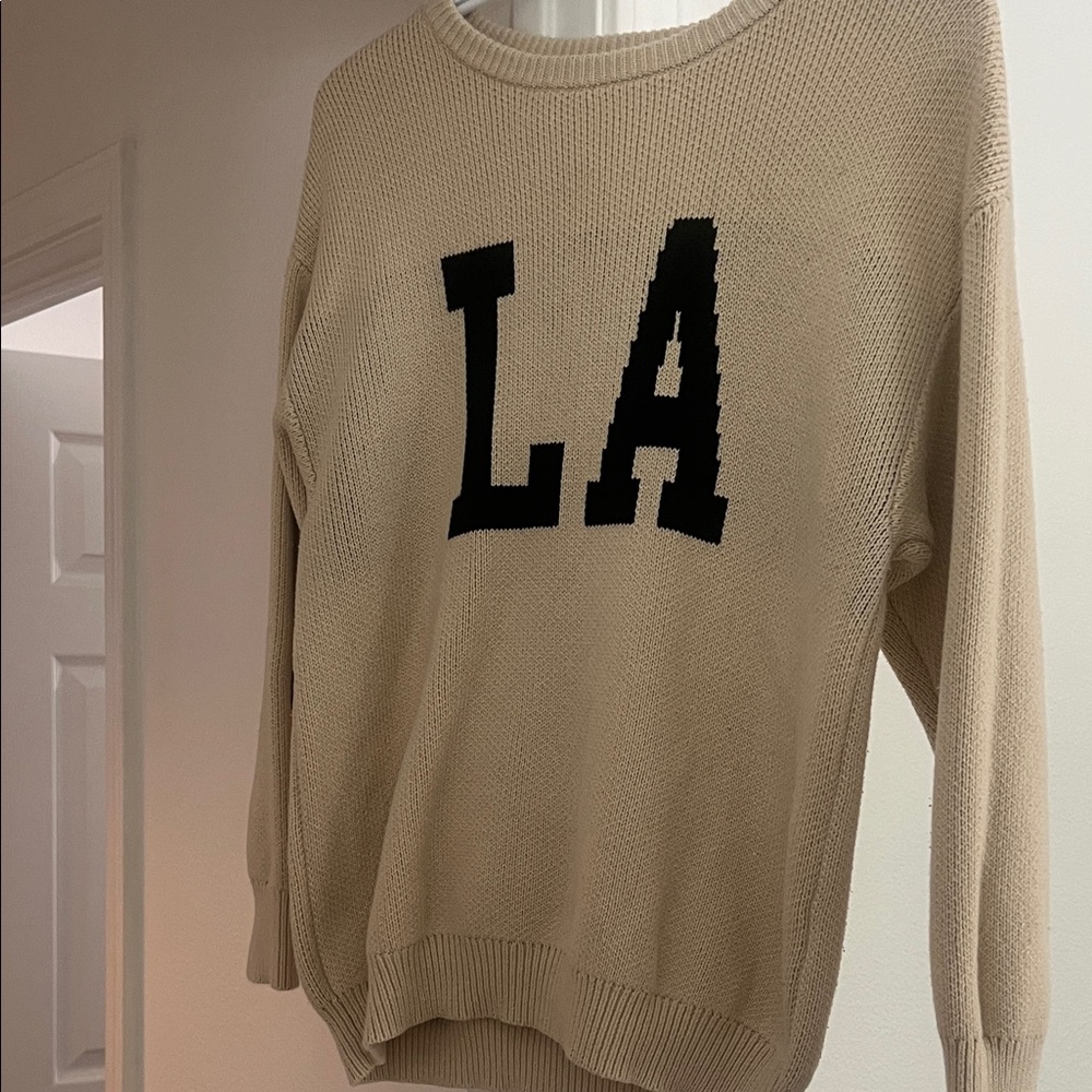 Pac Sun Beige LA Sweater
